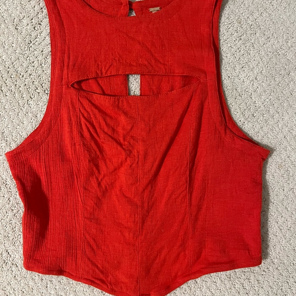 Free People Cropped tank.